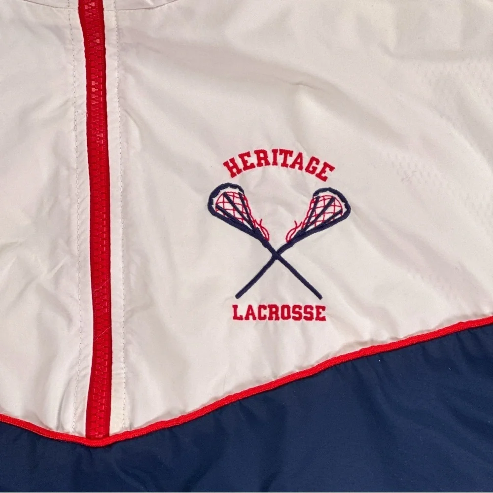 Boathouse Men’s Vintage Lacrosse Jacket 90s Windbreaker Large